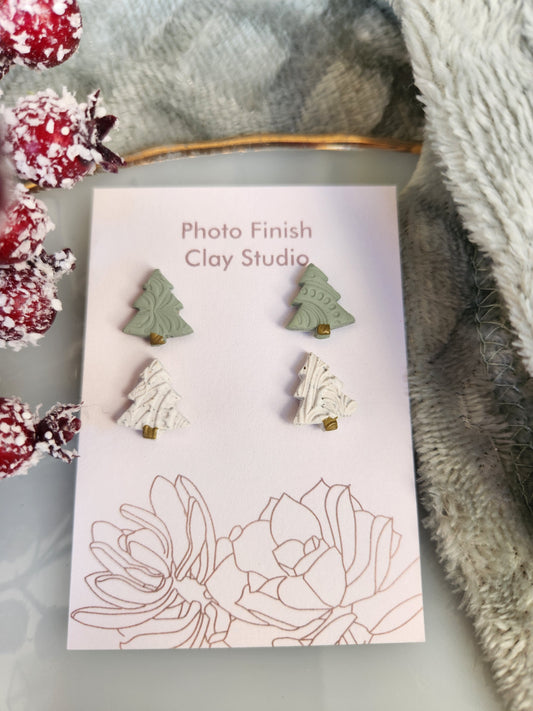 Christmas Forest Stud Earrings